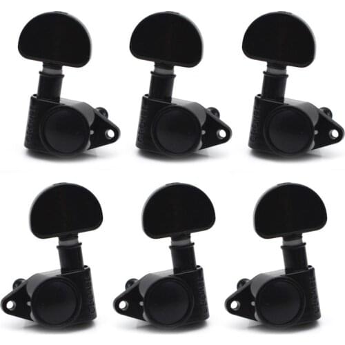 Guitar Sealed Fan-shaped Tuning Pegs Tuner Machine Heads for Acoustic Electric Guitar Guitar Parts Black/Gold/Chrome