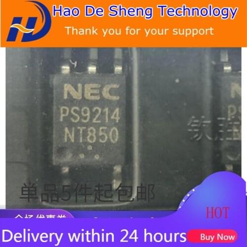10PCS/LOT PS9214 SOP-5 High-speed Optocoupler Logo 9214 New Original In Stock