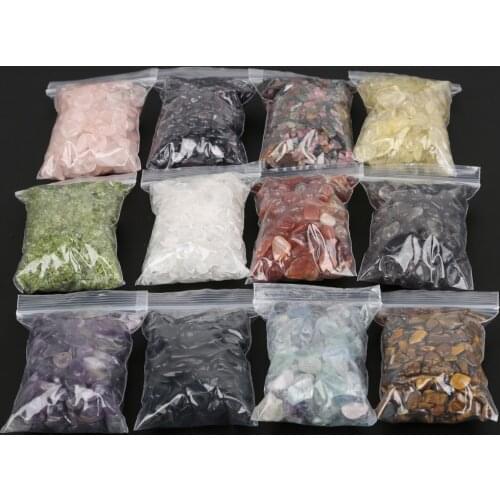 100g/Bag Natural Mixed Quartz Crystal Stone Rock Gravel Natural Tumble Stones Minerals For Fish Tank Aquarium Garden Decoration