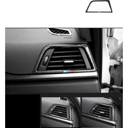 2*Carbon Fiber Side Air Vent Outlet Cover For BMW 3 4 Series F30 GT F34 2013-19