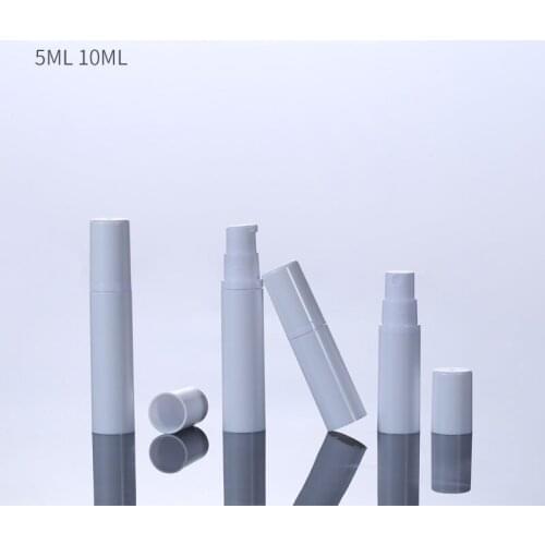 300pcs/lot 5ML airless bottle,pump,vacuum,lotion bottle,10ml Cosmetic Packaging Airless Pump Vacuum Bottle Plastic Travel Bottle