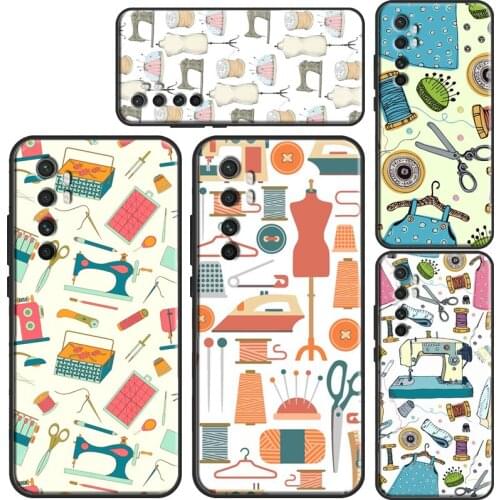 Sewing Machine For POCO X3 Pro F3 F2 M3 Pro Phone Case For Xiaomi Mi 11 Ultra Note 10 Lite Mi 9T 10 Pro
