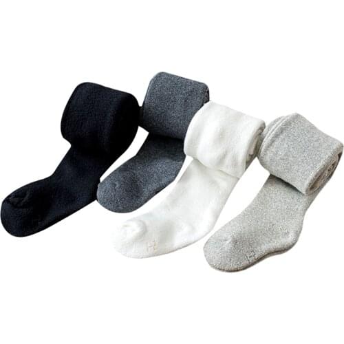 Baby Kids Girls Solid Autumn Winter Tights Infant Toddler Kid Children Cotton Warm Pantyhose 0-6Y
