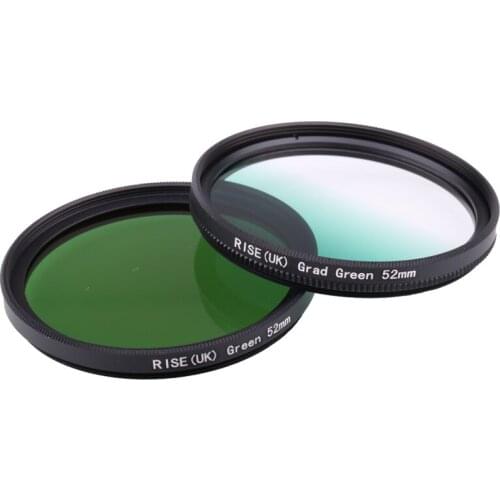 Camera Filter 52mm Full Green Gradual Green Lens Filter for Nikon D3100 D3200 D5100 SLR Camera Lens
