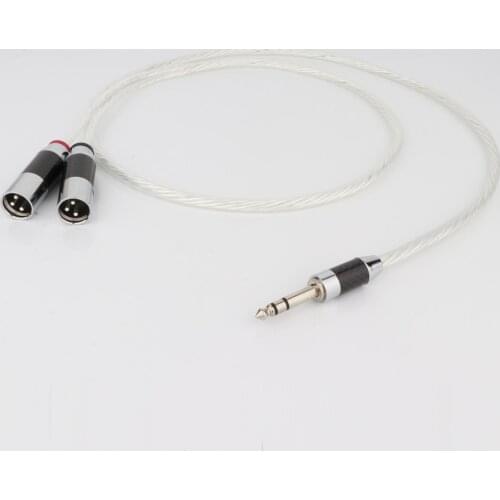 Hi-end 6.35mm to XLR Jack cable 6.35mm (1/4 Inch) TRS Male to 3 PIN XLR Male Balanced Interface Cable