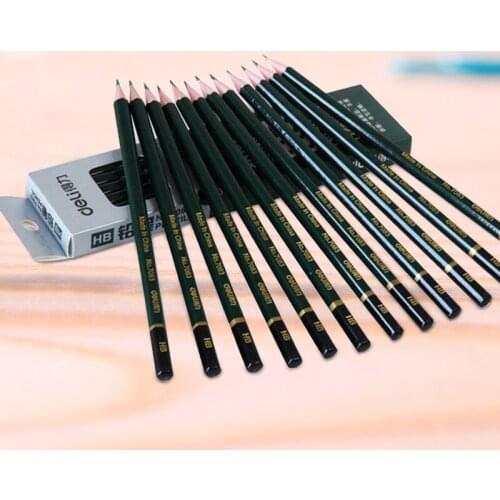 Stationery 7083 HB graphite ordinary pencil sketch drawing writing pencil 12 PCs/box