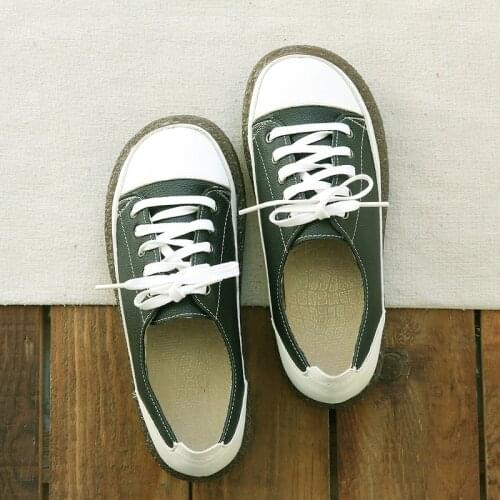 Mori Literary Retro Round Head Lace-Up Flat Shoes Comfort Soft Bottom Wild Casual Shoes Japanese Harajuku Student Single Shoes