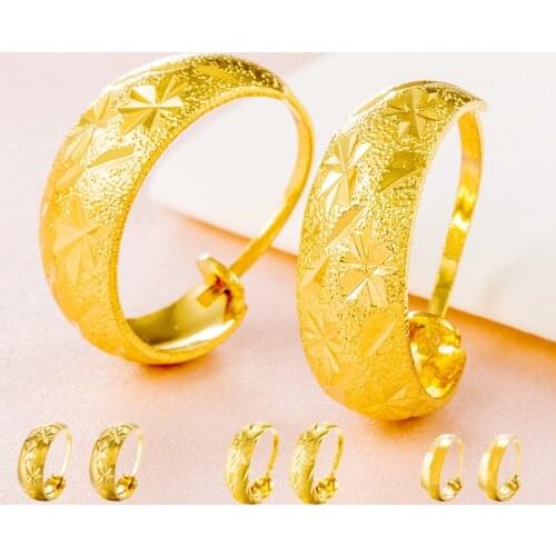 Женские золотые серьги MUSHANG China At AliExpress