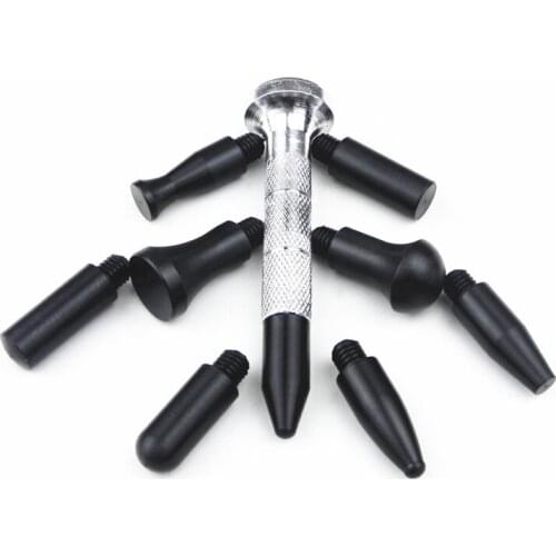 Paintless Car Dent Repair Hail Removal Tools Kit Tap Down Pen With 9 Heads Tools