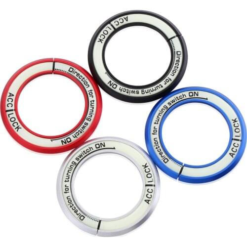 Luminous Ignition Key Ring switch cover sticker for KIA Sportage R k2 RIO soul forte k3 k5 sorento ix35 verna Solaris Sonata