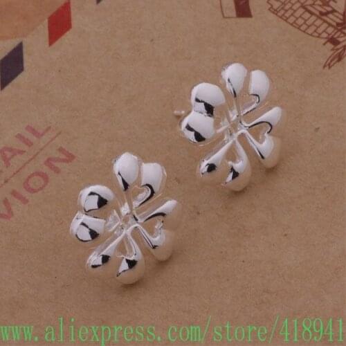 Silver Plated earrings , Silver Plated fashion jewelry , lovely flower /egsamxza bhuajzba AE290