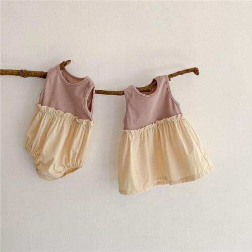 Family Matching Clothes for Newborn Baby Romper Ruffles Lace Hit Color Infant Bodysuit for Girls Clothing Set Children Overalls