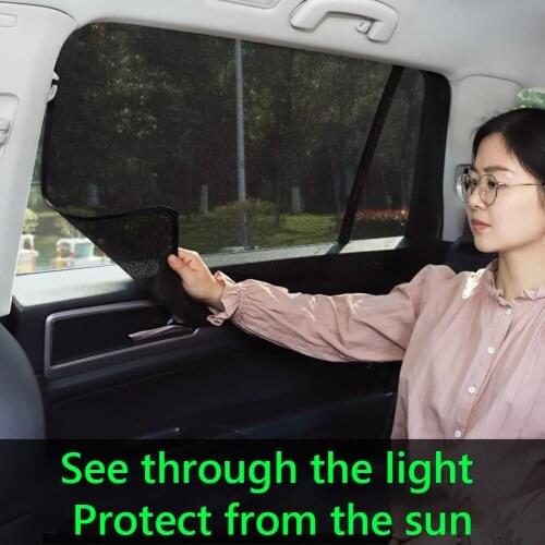 UV Protection Window Sun Shade Mesh Sunshade Car Side Screen Magnetic Supplies for Caring Personal Cars Accessories