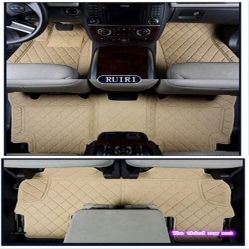 Custom special car floor mats for Mercedes Benz R 280 300 320 350 400 500 550 W251 6 7 seats 2018-2006 waterproof car carpets