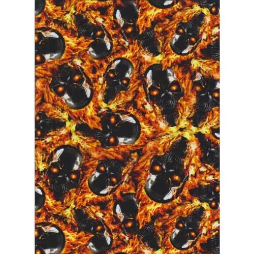 High quality skull pattern water transfer printing hydrographics film,Aqua print film water transfer film