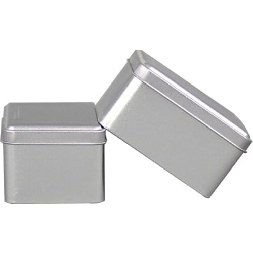 Xin Jia Yi Packaging Bulk Sliver Metal Boxes Rectangular Tiny Mints Spice Cookies Pill Wedding Party Universal Tin Can