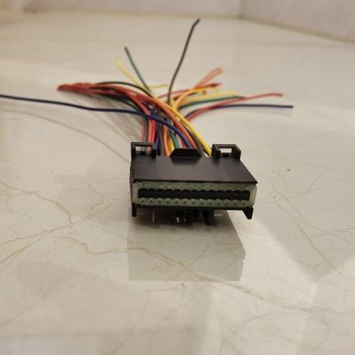 1/2/5/10pcs/lot 26Pin Female Car CD instrument panel plug connector with wire For Ford Focus Mondeo