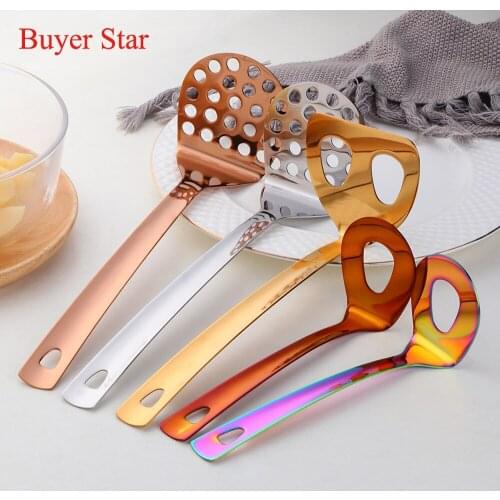 1PC Stainless Steel Multifunction Hand Held Smooth Potato Masher Ricer Fruit Press Crusher Meatball Maker Squeezed Cooking Tool