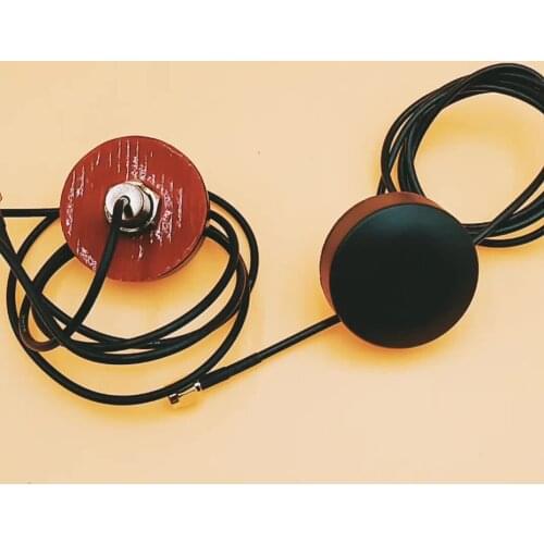 2dbi 45mm*15mm 4g lte active dome screw mounting antenna with 1.13 grey cable and U.FL connector
