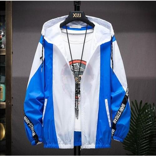 2021 Women Summer Outerwear Windbreaker Hooded Casual