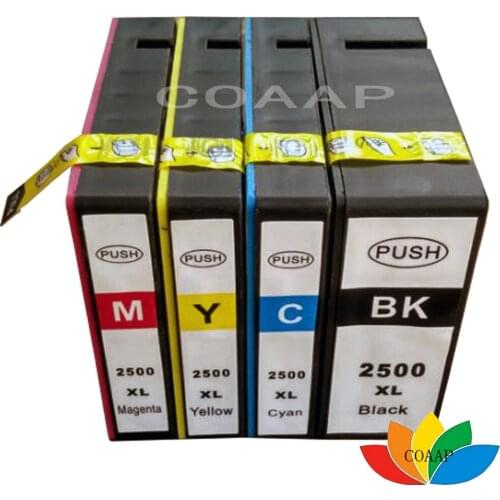 4 COMPATIBLE PGI 2500 XL BK C M Y ink cartridge for canon MAXIFY iB4050 MB5050 5350 Printer