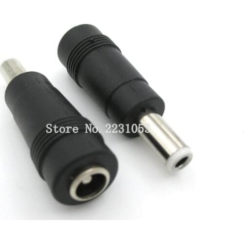 5PCS/LOT 5.5*2.1mm To 5.5*2.5mm DC conversion DC Power Jack Female To Male