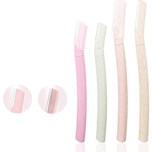 New Micro Distance Stainless Steel Eyebrow Trimmer Razor for Beginner Beauty Makeup Tools E526