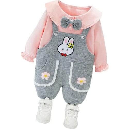 Children Spring Autumn Baby Boy Girls Clothes children Turn-down collar Shirt Pants2Pcs/sets New Kids Fashion Toddler Tracksuits