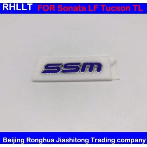 For Hyundai Sonata LF Hybrid Fender Car Decal For Santa Fe SOLARIS TUCSON Car Rear Trunk Blue Drive Emblem Badge Styling Sticker