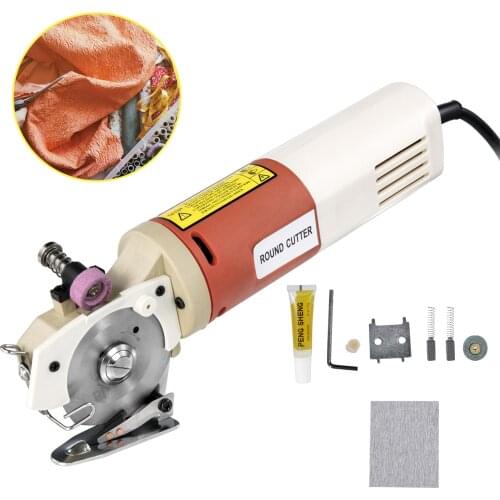 VEVOR 150W 2.6Inch Blade Rotary Fabric Cutter Electric Knife Cutting Scissor with Low Noise Adjustable Speed for Cloth Leather