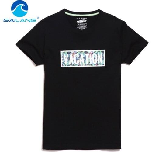 Gailang Brand Design Printed T Shirt Summer Mens Short Sleeve Tee Tops Plus Size XXXL Tshirts Cotton O Neck T-shirt Casual