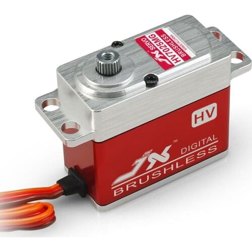 JX BLS-HV7025MG 25KG Metal Gear CNC Aluminium Shell High Voltage Brushless Digital Standard Servo
