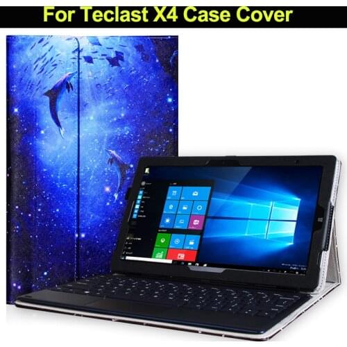 Fashion PU Case cover for 11.6 inch Teclast X4 Tablet PC for Teclast X4 Win10 Case cover free Dedicated Screen Protector