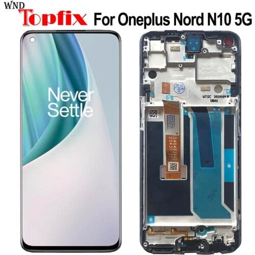 Original 6.49" For OnePlus Nord N10 5G Lcd Display Touch Screen Digitizer Assembly For Oneplus N10 LCD