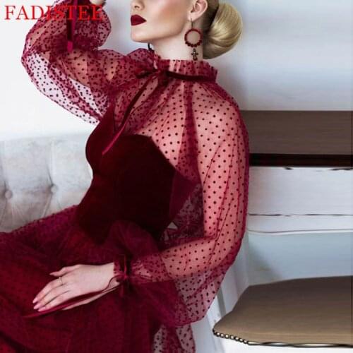 Lace Point Long Sleeves Evening Dress Prom Party Robe De Soiree Longue Formal Dress Simple Robe De Soiree