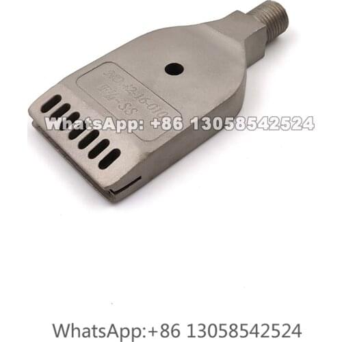 Flat Fan Air Nozzle, Low Noise Air Nozzle, Double-row Air Blow Nozzle, Flat Jet Air Nozzle, SS304 Air Nozzle