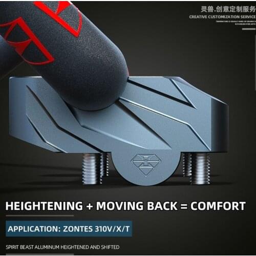 Motorcycle handlebar riser for ZONTES 310V 310X 310T Honda Suzuki Kawasaki Yamaha KTM BMW Triumph Husqvarna ATV Aprilia Benelli
