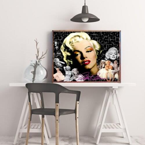 Modern Wall Hanging Decoration Art Marilyn Monroe Painting Home Decorative Painting wall art canvas cuadros decoracion poster