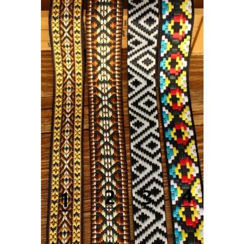 10yards/lots Woven Jacquard Ribbon 2.8cm-3cm Geometric pattern a-7011