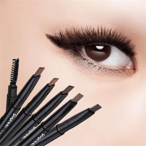 Waterproof Eyebrow Pencil Double Head Make Up Automatic Eyebrow Pencil with Eye Brows Brush New Makeup 2017 Cosmetic Beauty Tool