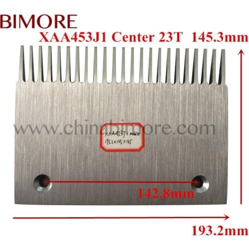 XAA453J1 Escalator Comb Length 193.2mm Width 145.3mm Install Size 142.8mm Middle 23T