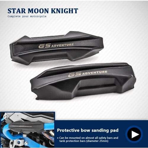For BMW R1250GS R1200GS ADV Adventure F800GS F850GS F750GS Motorcycle Crash Bar Bumper Engine Guard Protector Decorative Block