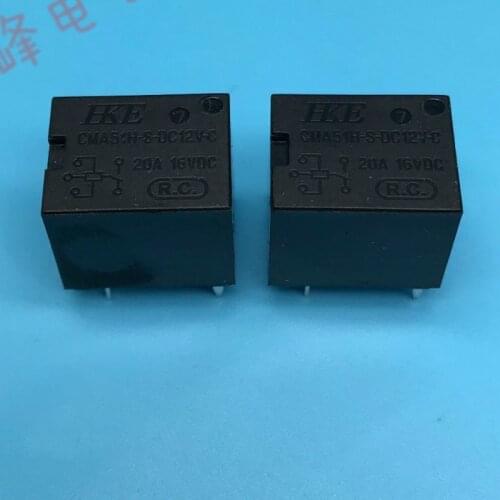 100pcs Vehicle Relay CMA51H-S-DC12V-C 5 Foot Set Conversion HFKW 20A16VDC 0.6W