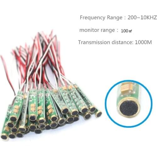 100pc Output Volume Adjustable Special MIC Microphone Module Audio Pickup Adapter Module With Pre-amplifier