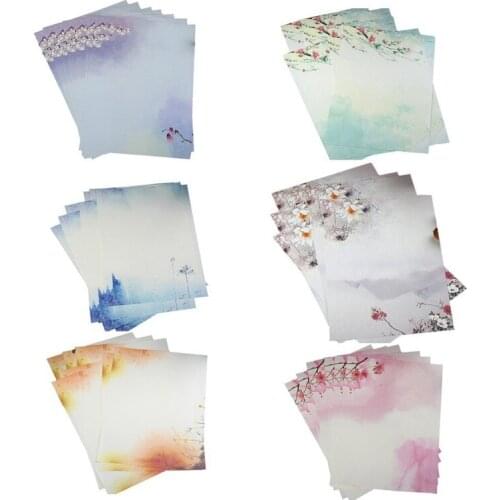 48PCS Writing Stationery Paper , Letter Writing Paper Letter Sets