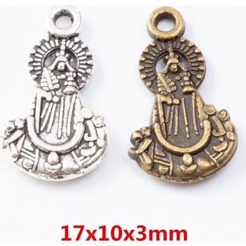 70 pieces of retro metal zinc alloy Buddha pendant for DIY handmade jewelry necklace making 7046