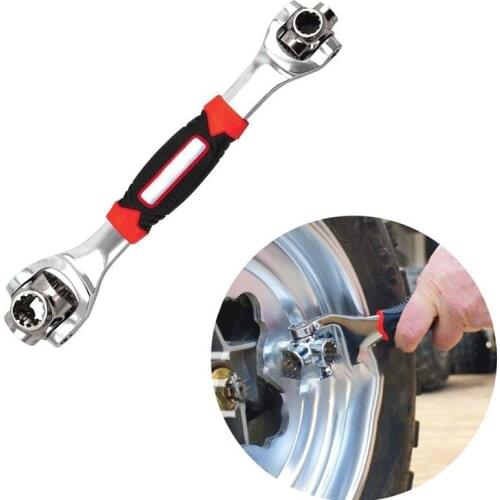 8 in 1 Tools Socket Tiger Wrench Works with Spline Bolts Torx 360 Degree 6-Point Universial Furniture Car Repair 25cm
