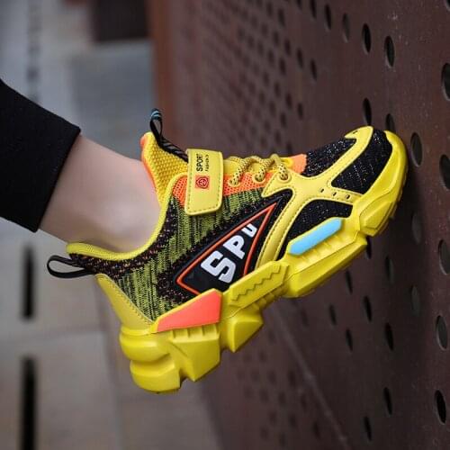 Running Shoes For Child Breathable Boys Sneakers Non-Slip Outdoor Casual Sports Shoes Teenagers Walking Shoes Kids Zapatillas