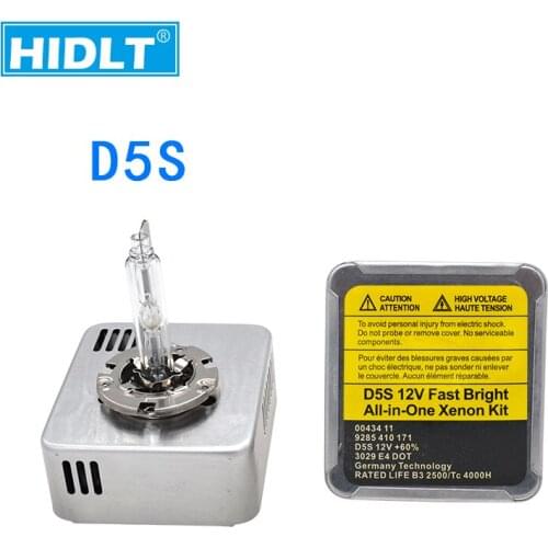 HIDLT High Quality D5S 5500K HID Xenon Bulb Lamp 12V 35W 55W Car Light Ballast Xenon D5S Replacement Headlight Bulb 9285 410 171