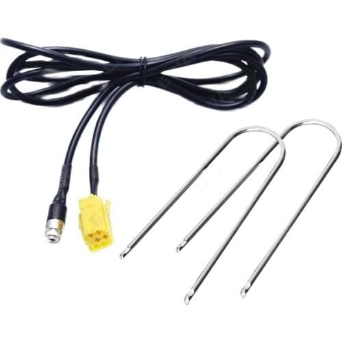 Mini Iso 6pin For Alpha Romeo / Fiat / Blue Flag Second Aux Audio Frequency Line + Dismounting Tool